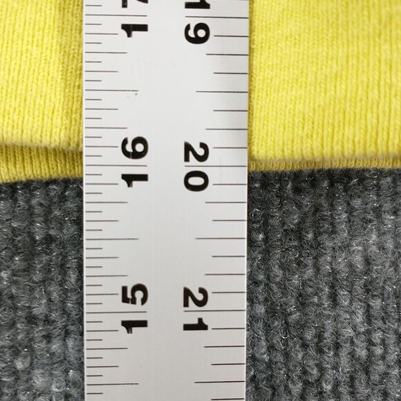 Champion Reverse Weave Mens Hoodie XS Yellow Big Embroidered Logo - Picture 13 of 14